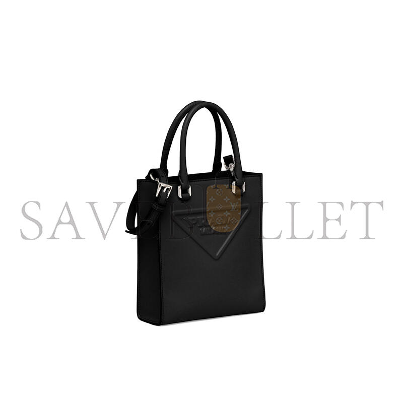 Pra*a small saffiano leather satchel 1ba333 (19*17*6cm)